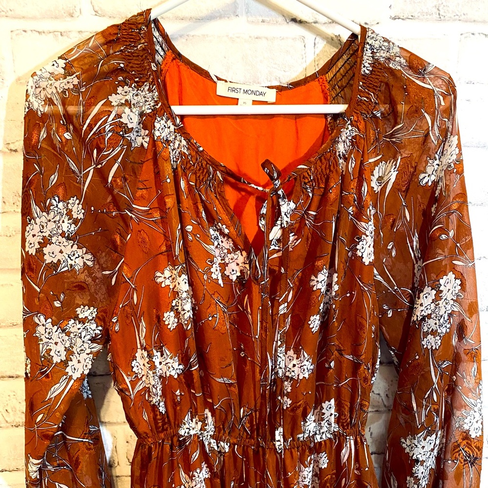Macys Floral Summer Dress XS